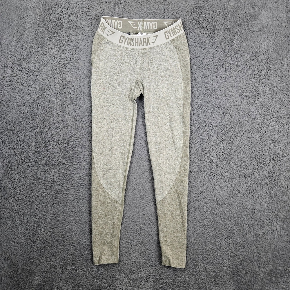 Gymshark Flex Seamless Leggings Sage Green Marl Womens Medium